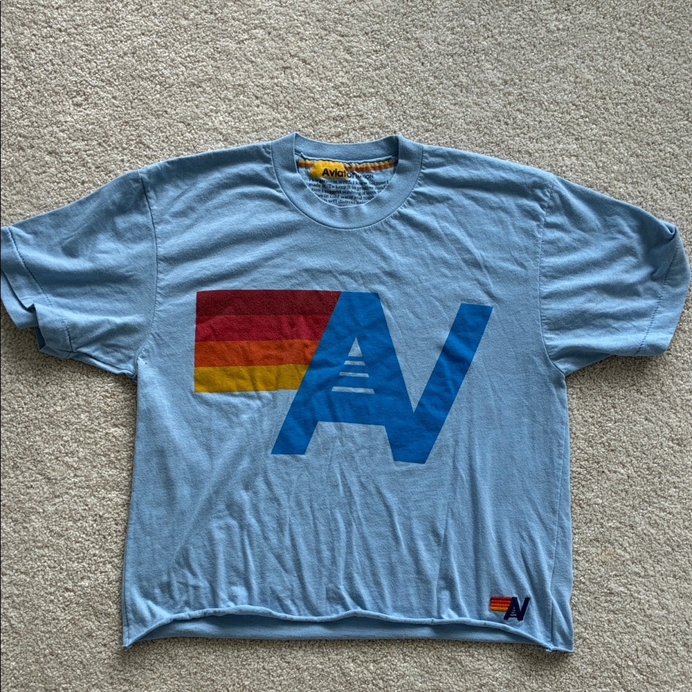 Aviator Nation Blue Tee size S